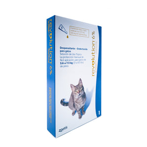 Revolution 6% X 0,75 ML Gatos (2.6-7.5 KG)