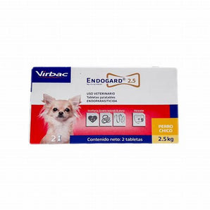 Endogard 2.5 - Antiparasitario para Perros Pequeños (Venta por Tableta)
