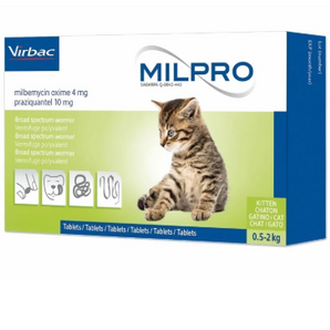 Milpro Kitten 4 mg - Blíster x 2 tabletas