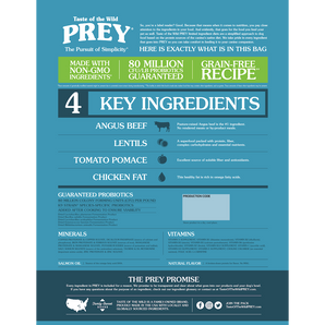 Taste Of The Wild Prey Angus Beef